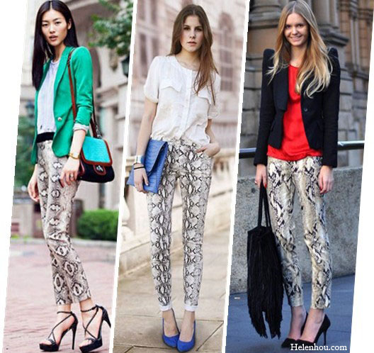 Python Print Pants: From Spring Through Fall – Helen's Life & Style